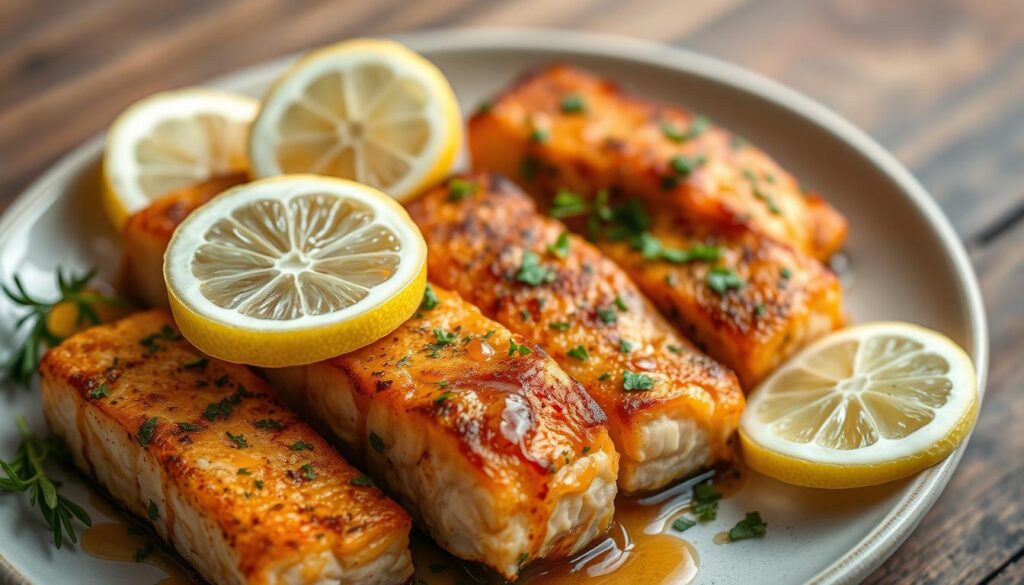 baked salmon bites