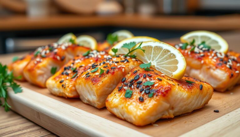 baked salmon bites