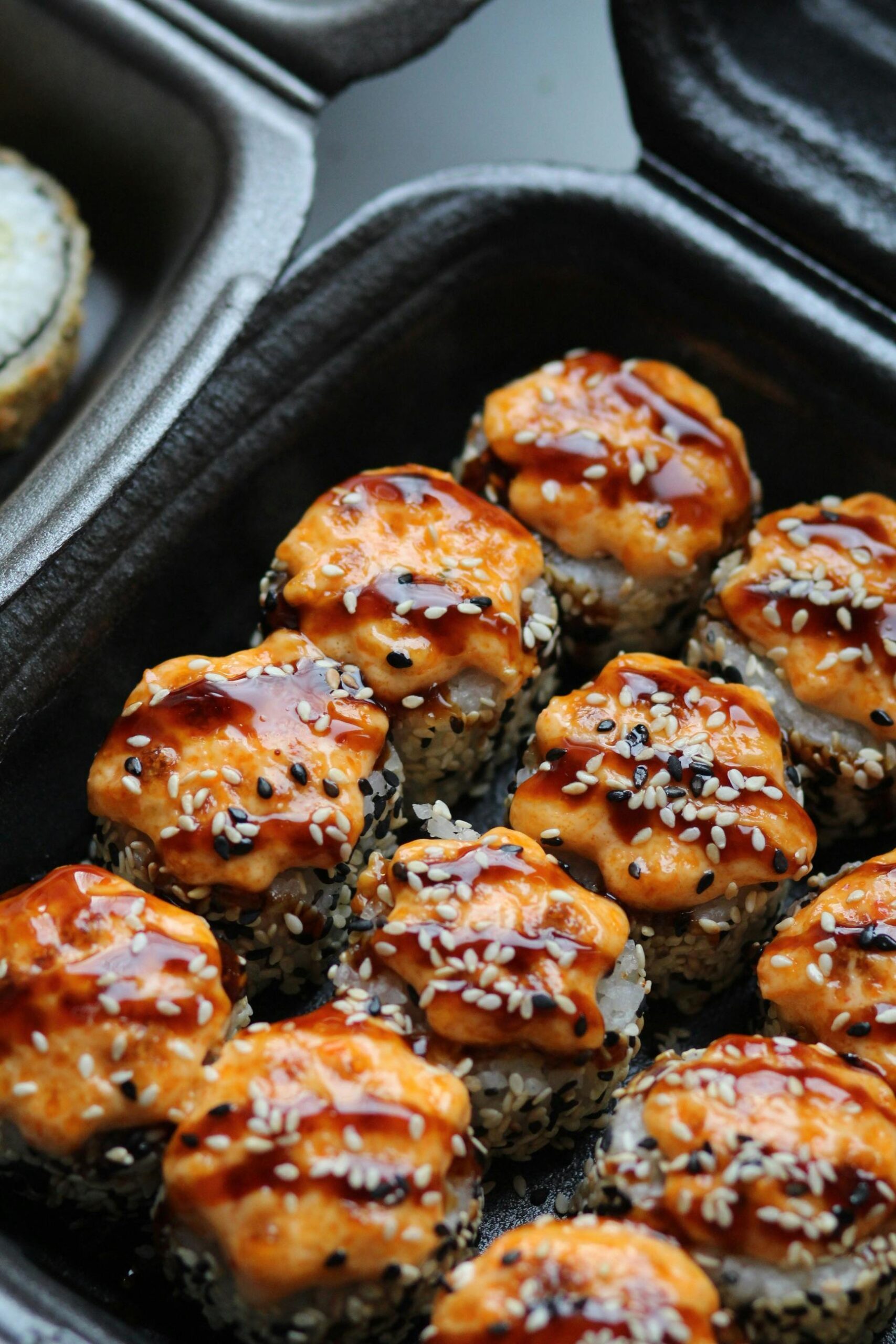 salmon sushi bake