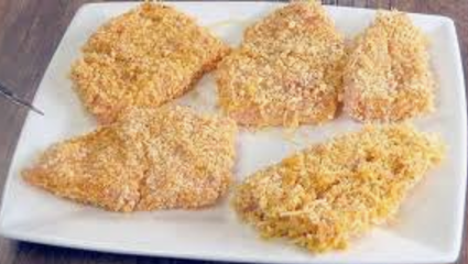 rock fish with bread crumbs baked recipe