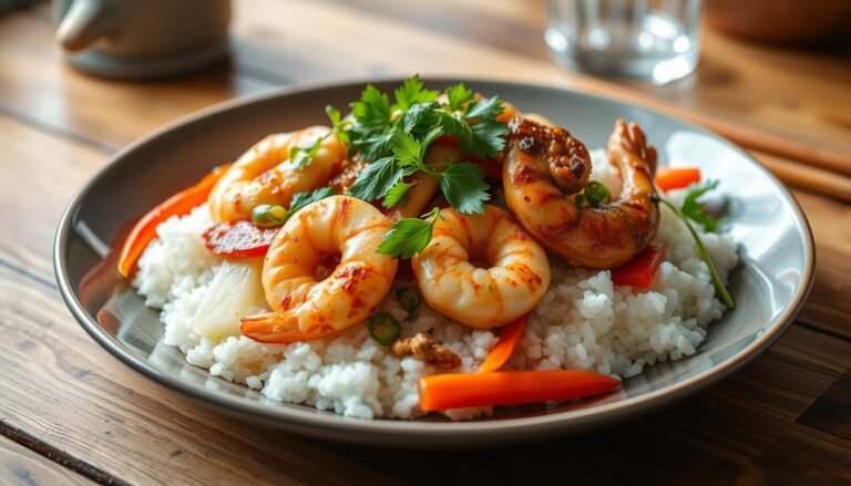 chicken and shrimp recipes with rice